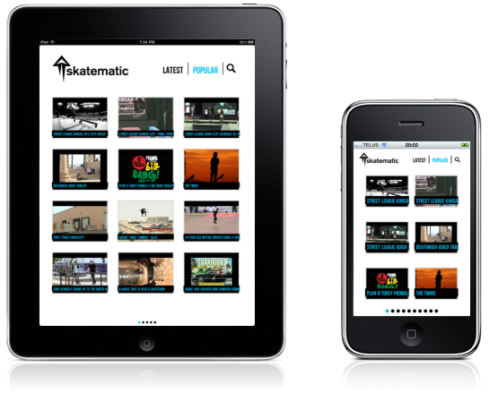 Skatematic Mobile Application